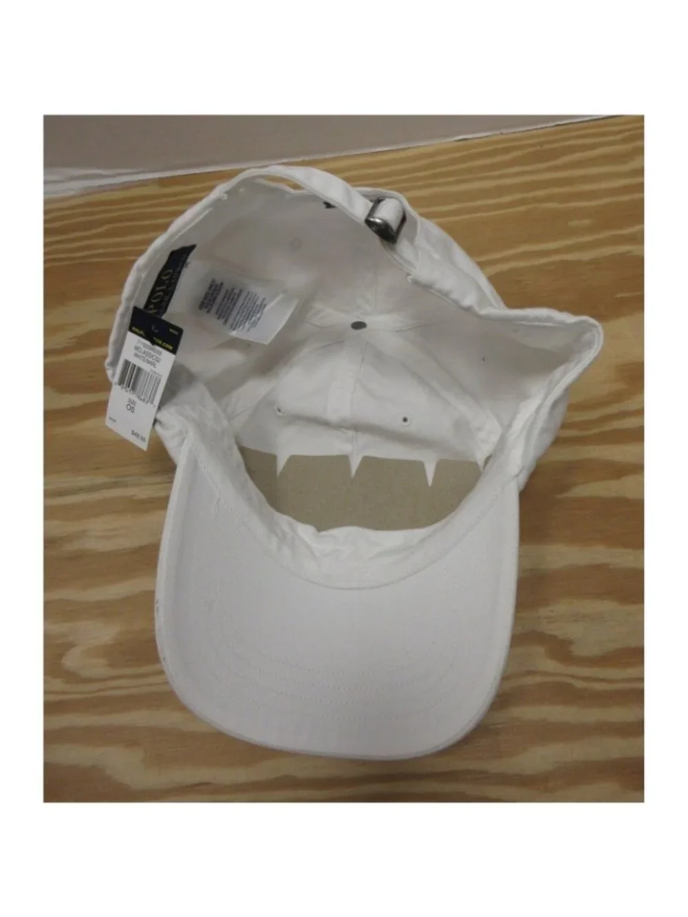 Polo Ralph Lauren Hat Cap Strapback White Adjustable Pony Heritage